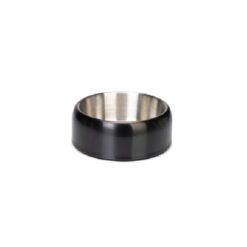 DBL RVS Eetbak Hond Noar Zwart 19,5x19,5x8 cm