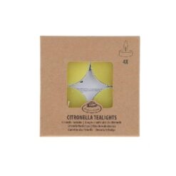 Citronella waxinelichtjes set van 4 L