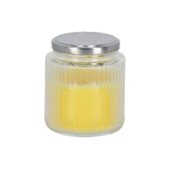 Citronella kaars in glazen pot S