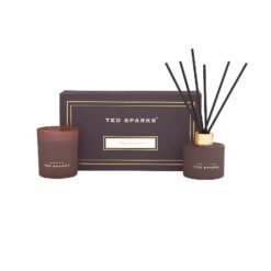 Ted Sparks - Candle & Diff Gift Set-Plum & Violet