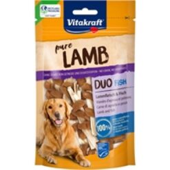 Vitakraft Lamb duo vleesstrips Lam & Vis MSC 80g