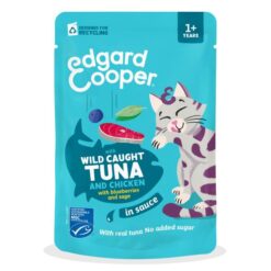 Edgard&Cooper kat adult saus pouch tonijn&Kip 85g