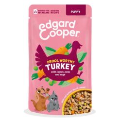 Edgard&Cooper hond puppy stew pouch Kalkoen 150gr
