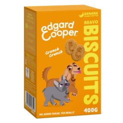 Edgard&Cooper Biscuit adult Banana&Peanut 400gr
