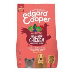 Edgard&Cooper Hond senior brok Kip&Zalm M 2,5kg