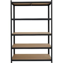 Stellingkast met 5 schappen MDF - 180x90x40cm zwar